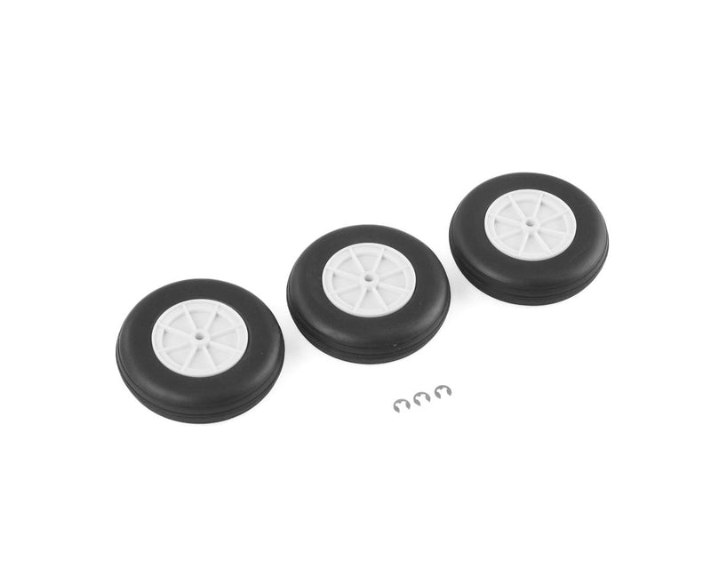 EFL013562 E-Flite Soft Tire Set, Carbon Z T-28