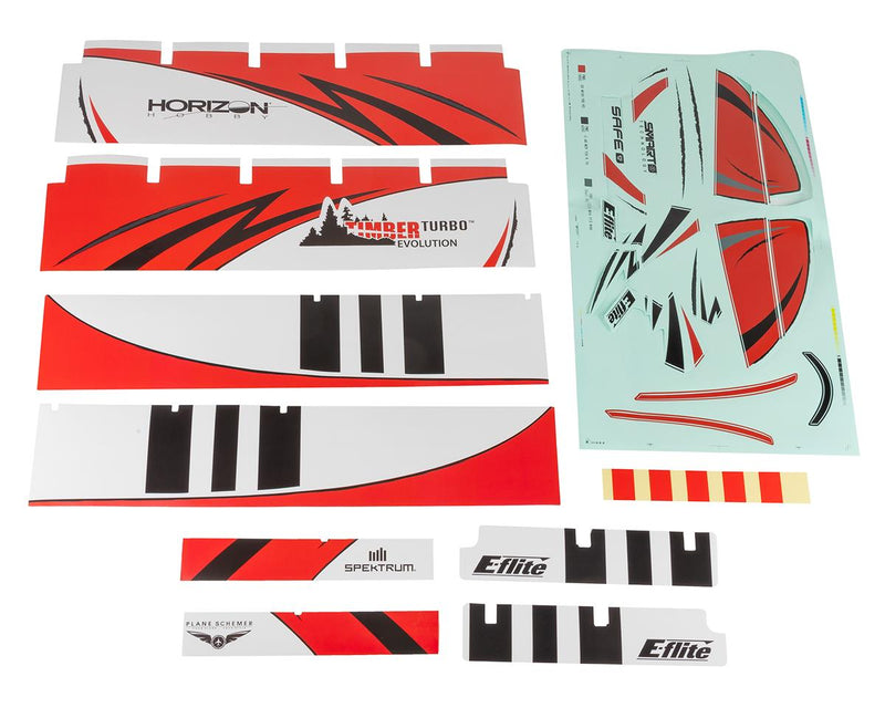 EFL105256 E-Flite Decal Sheet, Turbo Timber Evolution