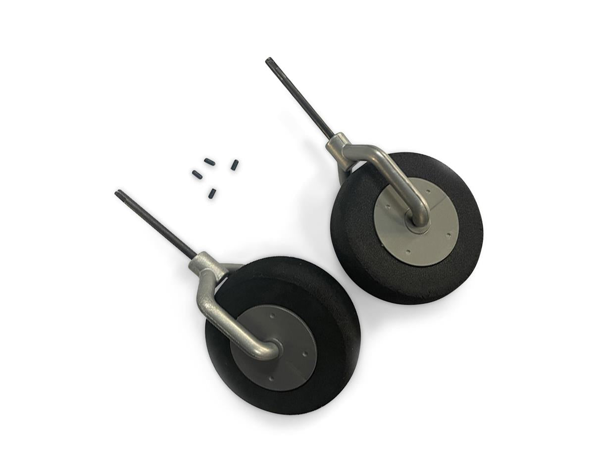 EFL106258 E-Flite Main Gear Struts with Wheels, Beechcraft D18 E-FLITE
