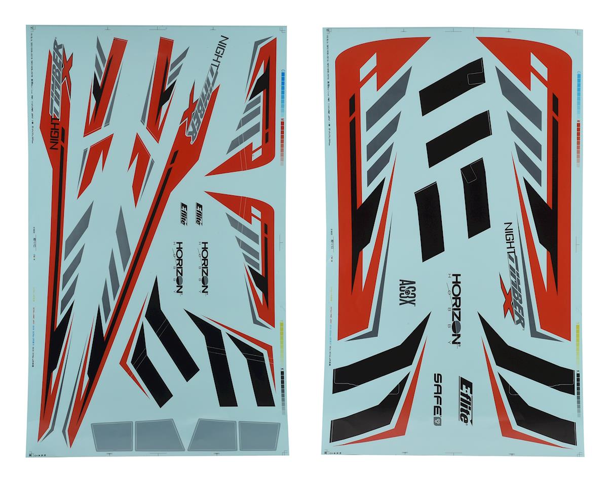 EFL13856 E-Flite Decal Sheet, Night Timber X E-FLITE