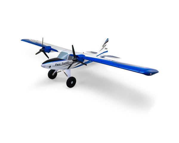 EFL23850 E-Flite Twin Timber 1.6m STOL RC Plane, BNF Basic