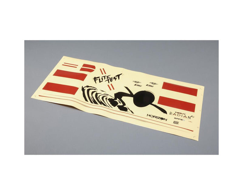 EFL3656 E-Flite Decal Sheet, Flite Test Night Radian