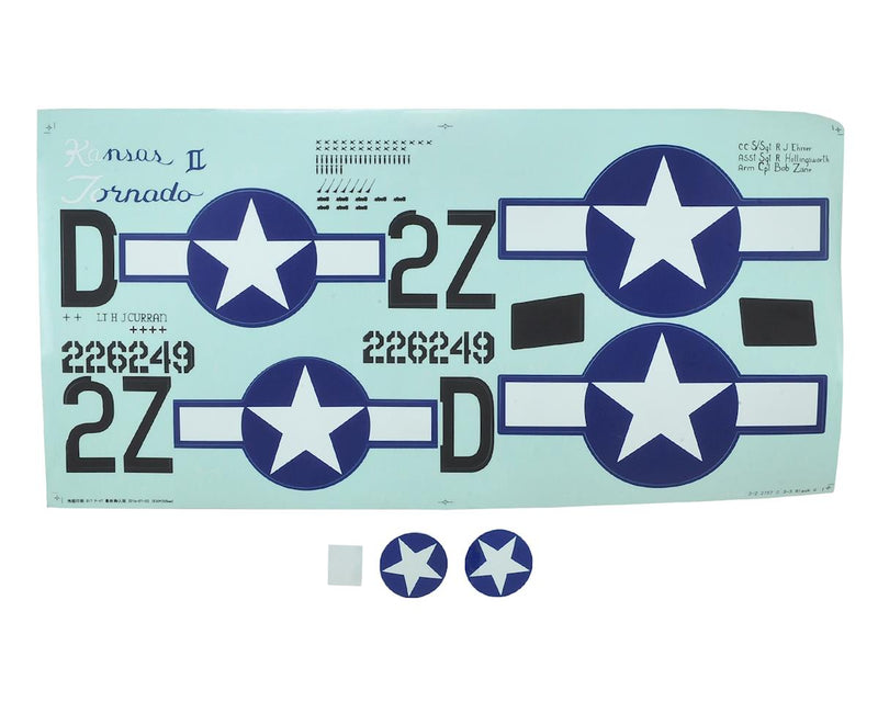 EFL8456 E-Flite Decal Sheet, P-47