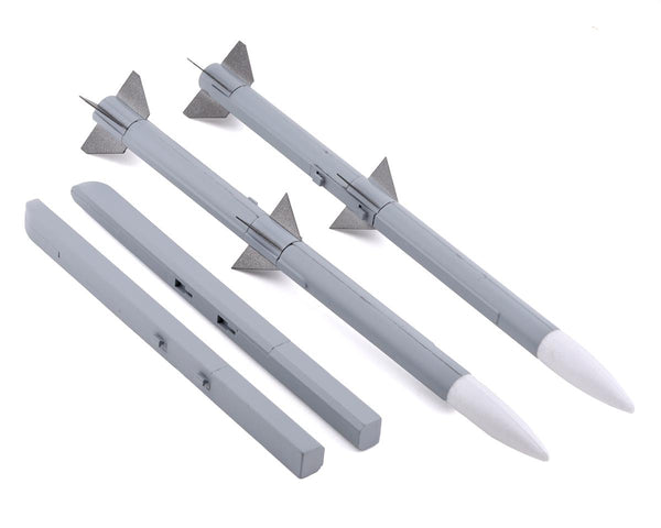 EFL87885 E-Flite Wing Tip Missiles, F-16 Falcon Gray