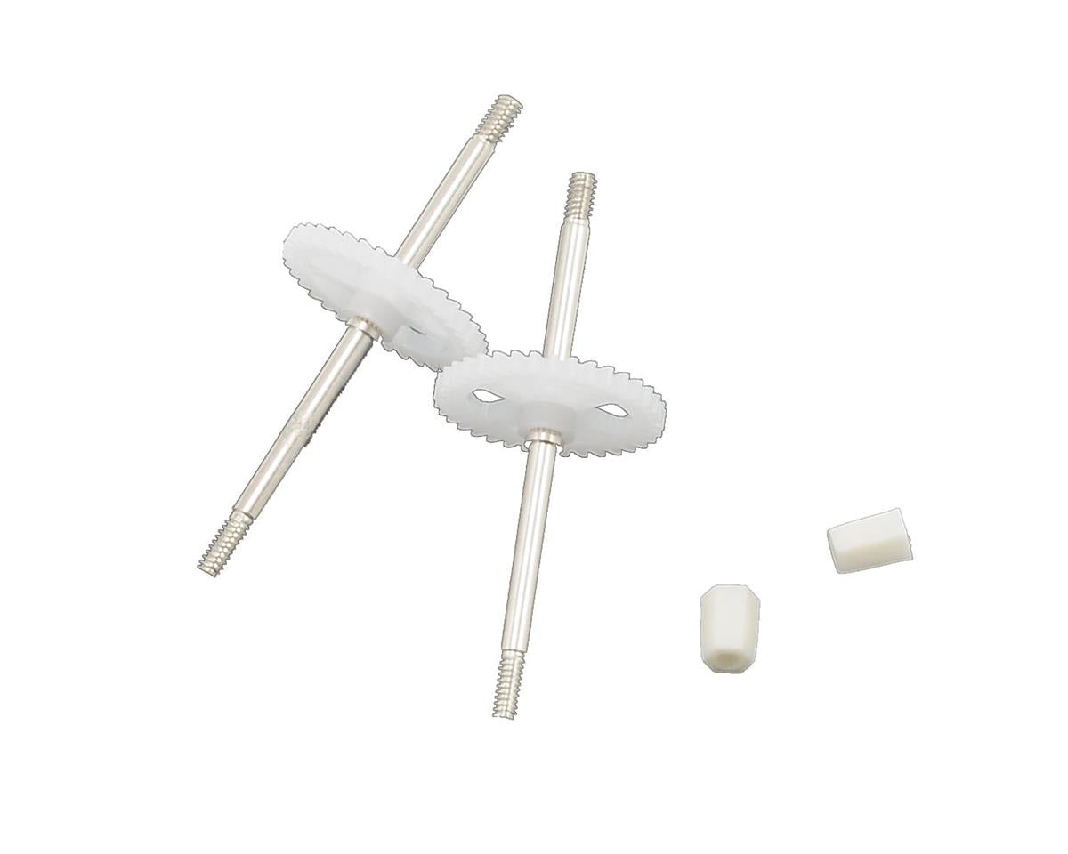 EFL9054 E-Flite Prop Shaft with Gear (2) Ultra-Micro 4-Site E-FLITE