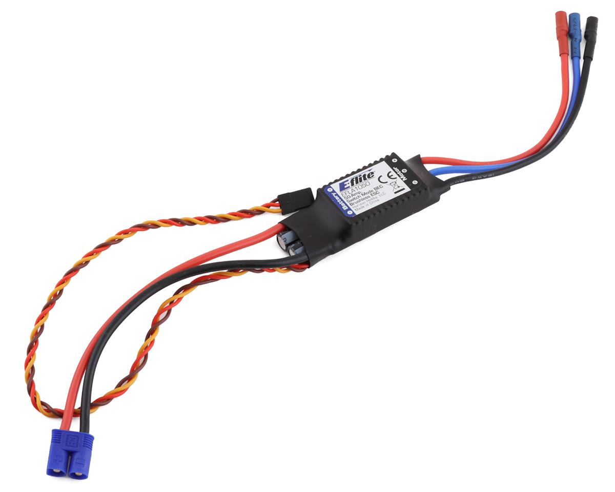 EFLA1050 E-Flite 50 AMP Brushless ESC E-FLITE