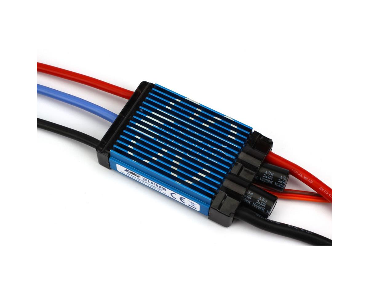 EFLA1080B E-Flite 80Amp Pro SwitchMode BEC Brushless ESC, EC5 (V2) E-FLITE