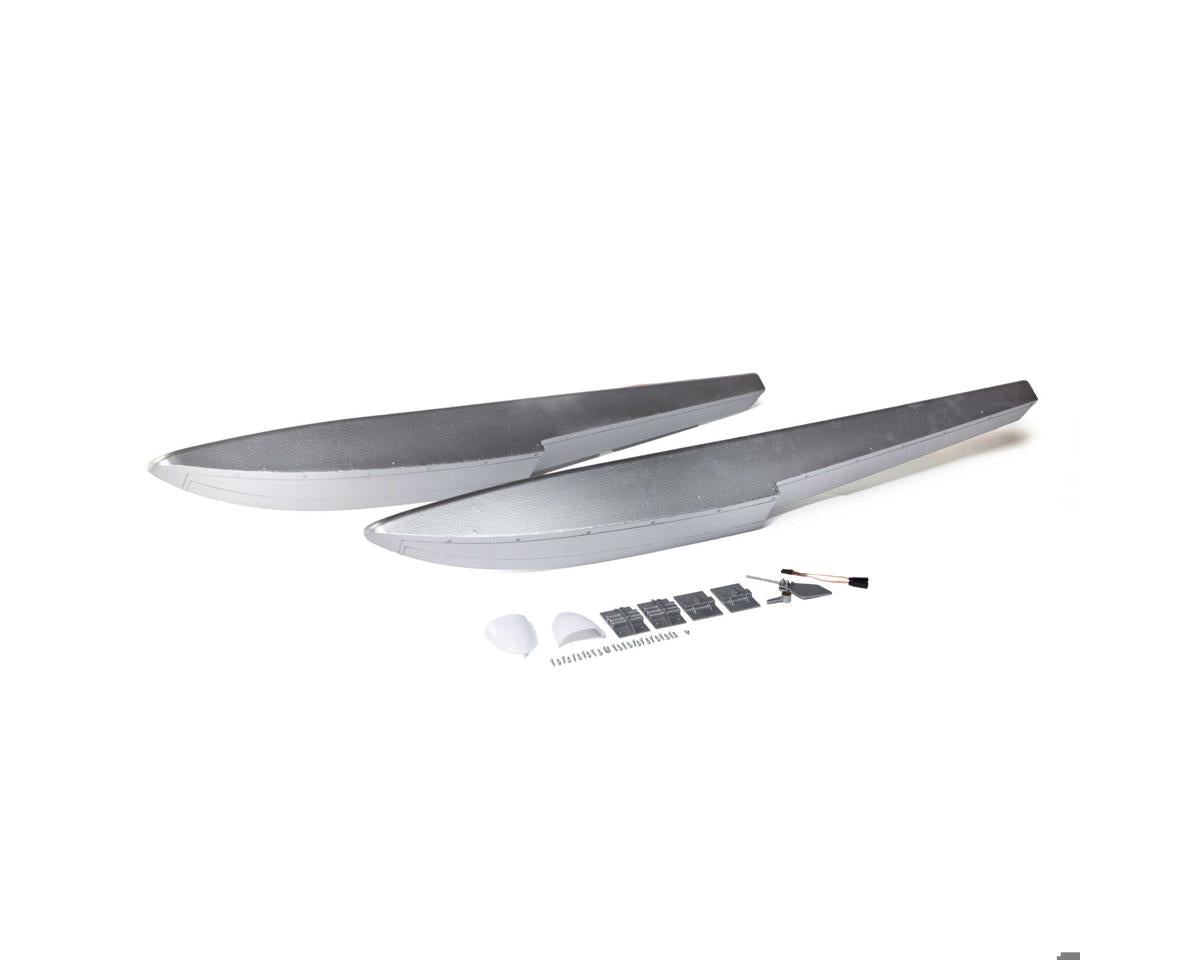 E-Flite 39.5inch Float Set with Hardware, Silver EFLA5600S