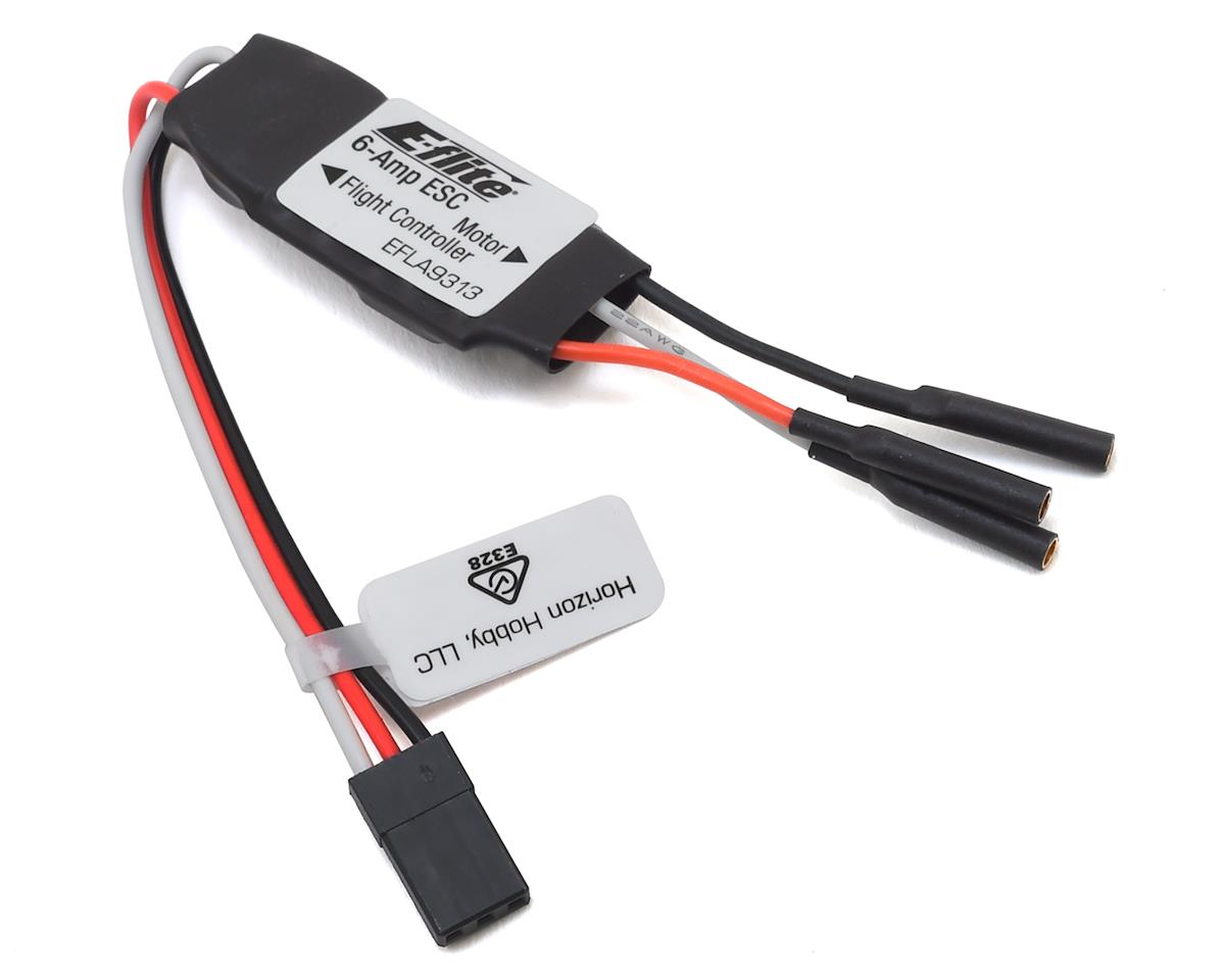 EFLA9313 E-Flite 6A ESC, Mini Convergence E-FLITE