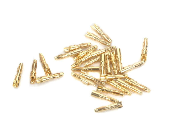 EFLAEC208 E-Flite Gold Bullet Connector, Male, 2mm (30)