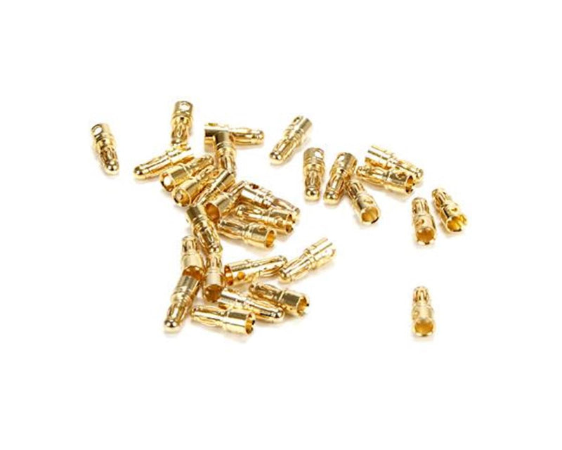 EFLAEC316 E-Flite Gold Bullet Connector, Male, 3.5mm (30)