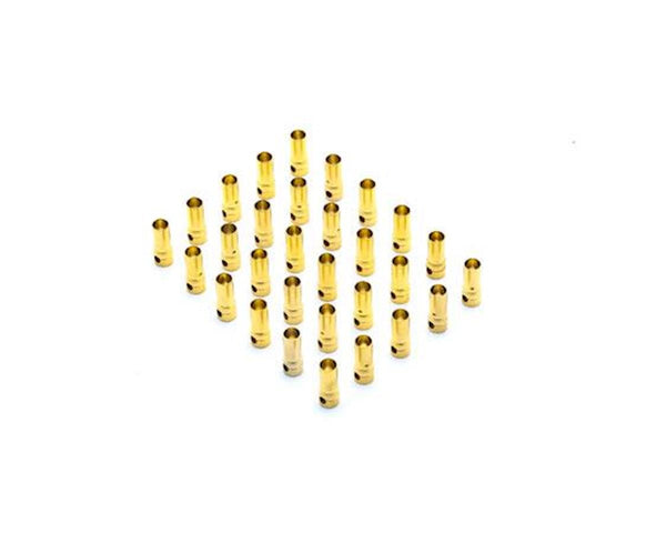 EFLAEC317 E-Flite Gold Bullet Connector, Female, 3.5mm (30)