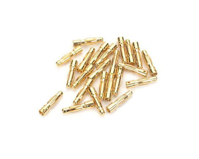 EFLAEC513 E-Flite Gold Bullet Connector, Male, 4mm (30)