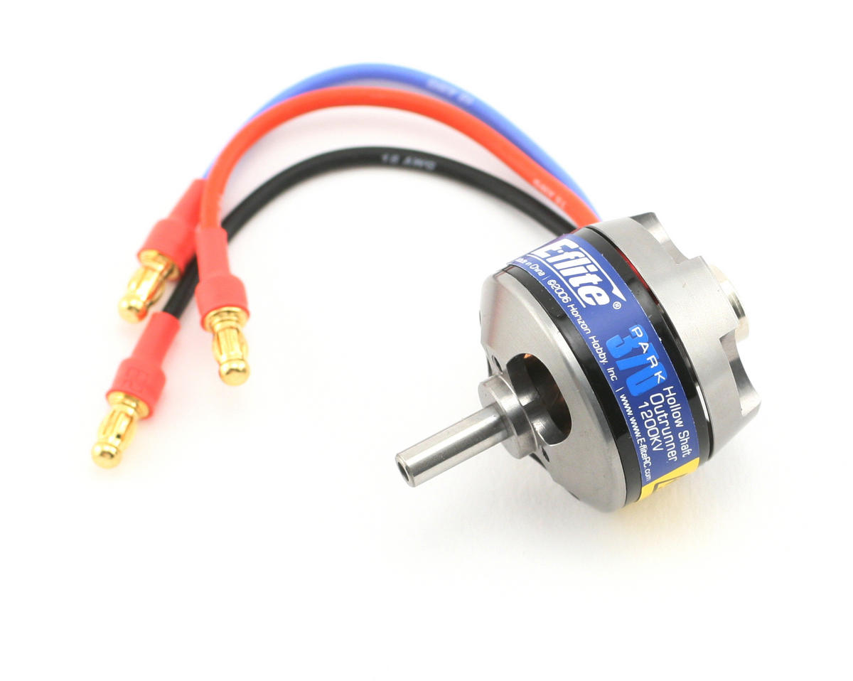 E-Flite Park 370 BL Out,1200Kv with 4mm Hollow Shaft EFLM1210HS
