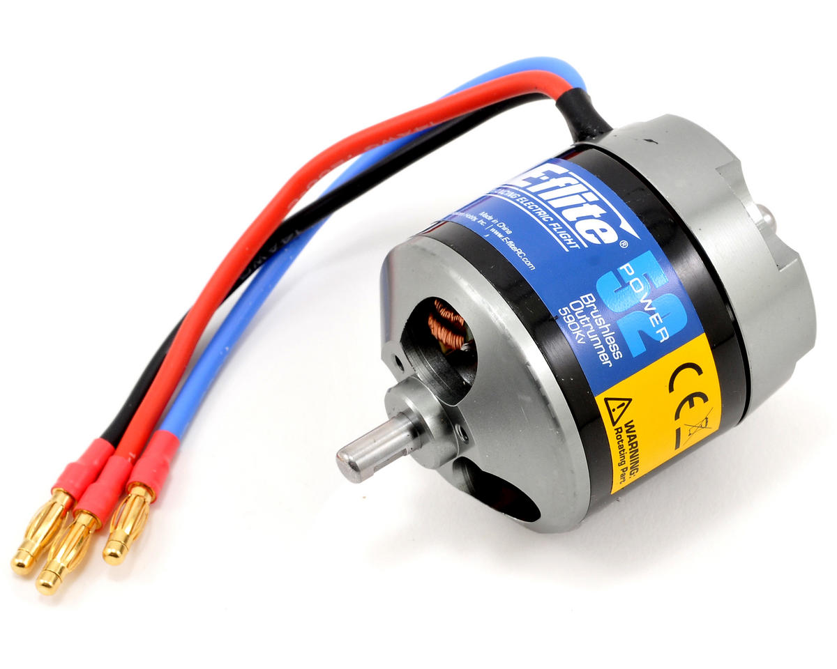 EFLM4052A E-Flite Power 52 brushless outrunner motor, 590Kv E-FLITE