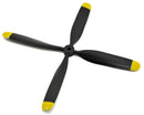 EFLP105084BL E-Flite 10.5x8 4-Blade Propeller, P-51D 1.2m E-FLITE