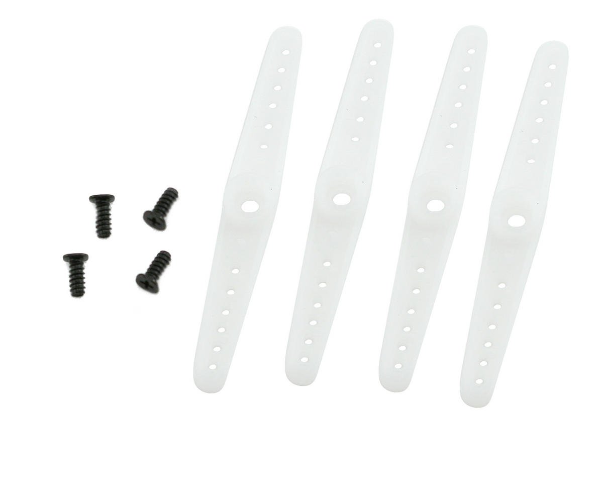 EFLRS754 E-Flite 3D Servo Arm Set with Screws , 4pcs Suit S75, Hs-55 E-FLITE