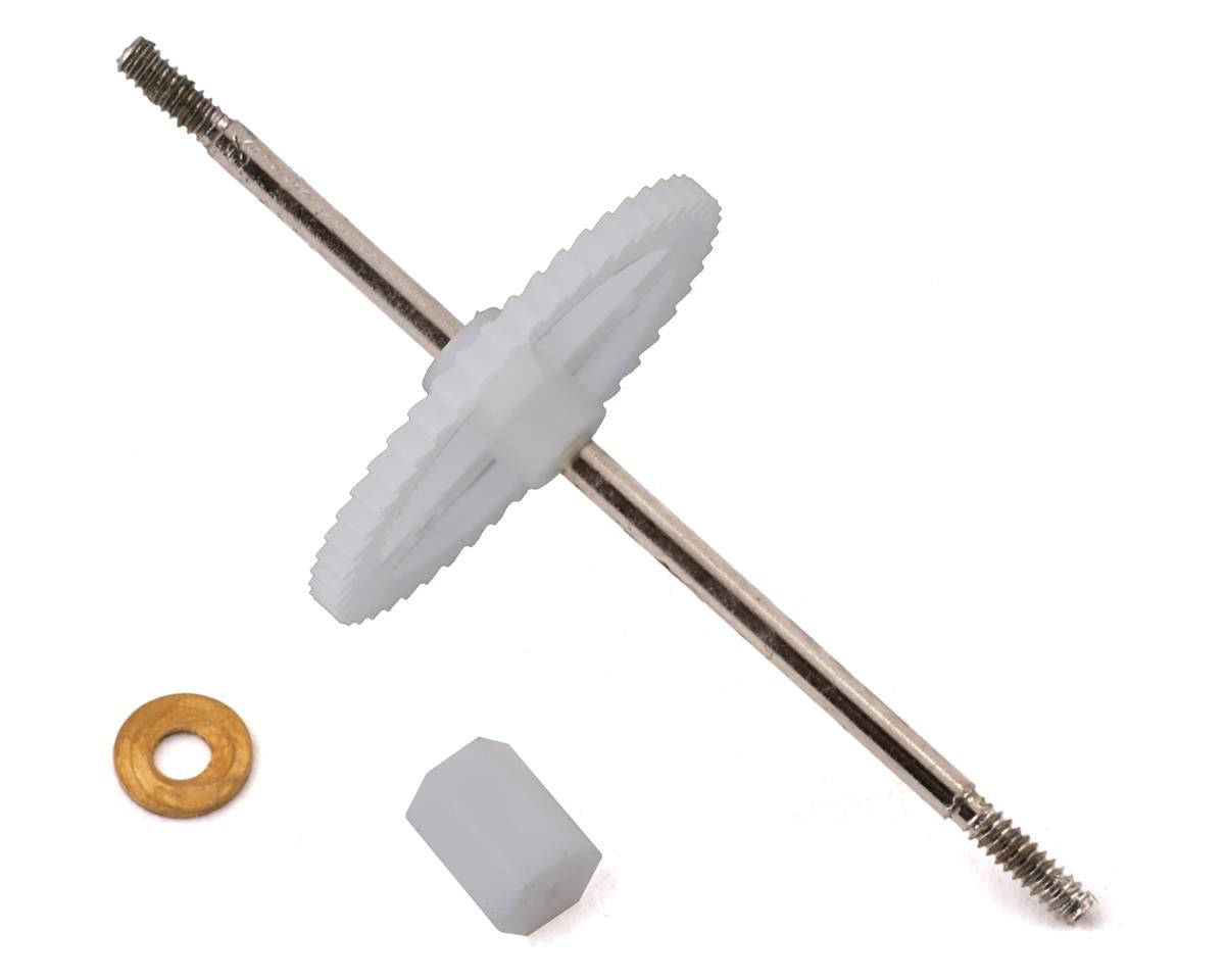 EFLU1380 E-Flite Propeller Shaft with Gear, UMX Night Vapor E-FLITE