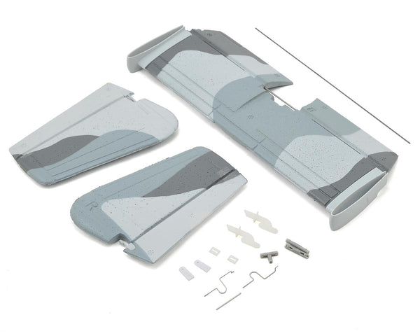 EFLU3704 E-Flite Tail Set- UMX A-10 BL