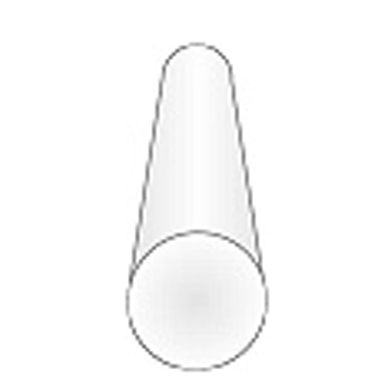 EVERGREEN 212 35CM PLASTIC ROD .080 (100pc BULK PACK) (PACK OF 6)