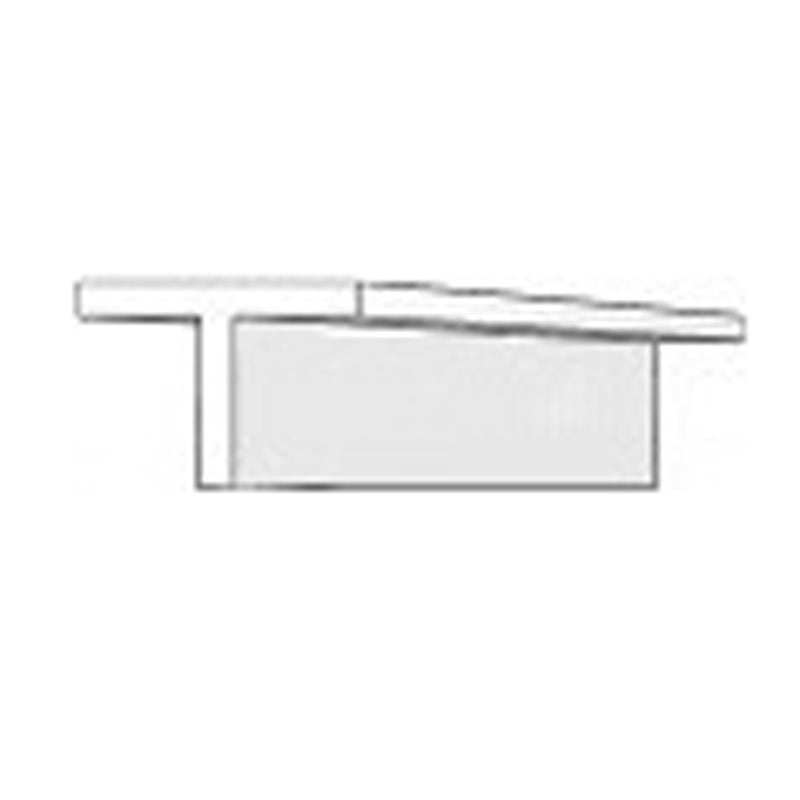 EVERGREEN 767 WHITE STYRENE T PROFILE .198" (5.00mm) (3 Per Pack) Evergreen