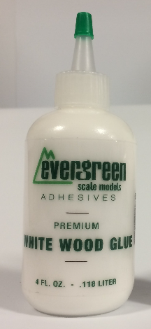 Evergreen 4 ounce / .118 liter White Wood Glue Evergreen