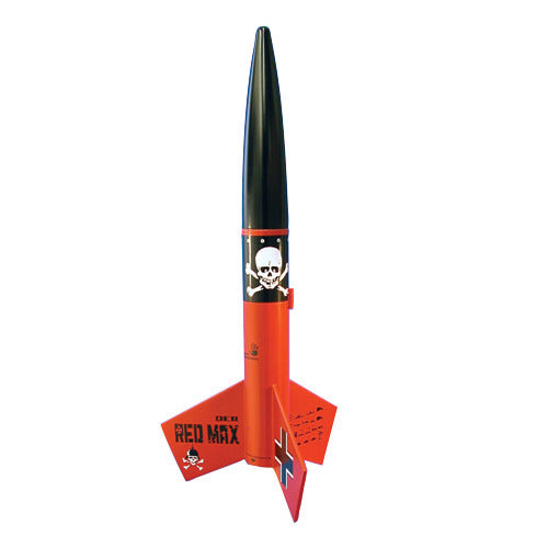 EST-0651 Estes Der Red Max Intermediate Model Rocket Kit (18mm Standard Engine) [651] Estes
