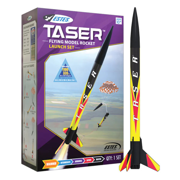 EST-1491X Estes Taser Beginner Model Rocket Launch Set