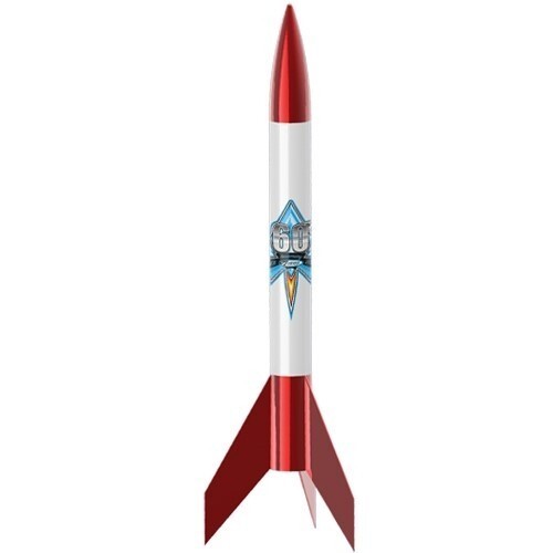 EST-1958 Estes Alpha VI 60th Anniversary Beginner Model Rocket Kit (18mm Standard Engine)