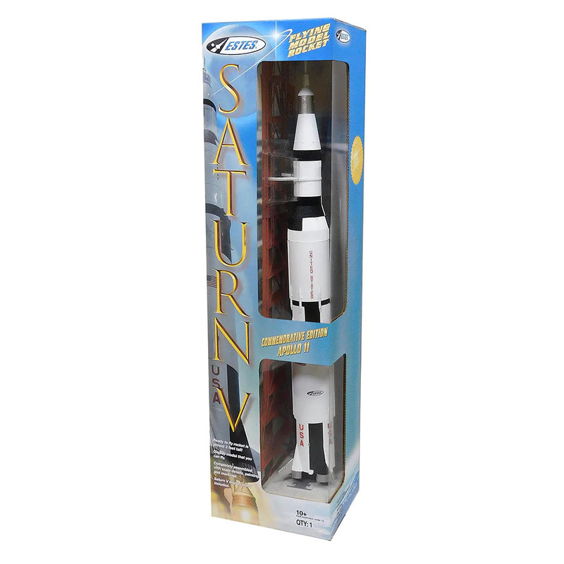 EST-2160 Estes Saturn V (1/200 scale) (2) Beginner Model Rocket Kit (18mm Standard Engine)