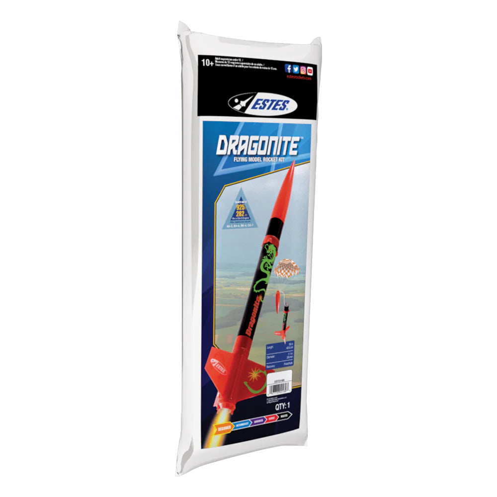 EST-2169 Estes Dragonite Beginner Model Rocket Kit (18mm Standard Engine) Estes