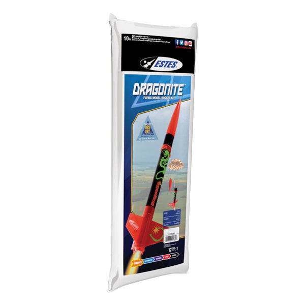 EST-2169 Estes Dragonite Beginner Model Rocket Kit (18mm Standard Engine)