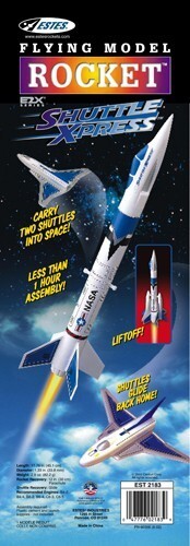 EST-2183 Estes Shuttle Xpress Beginner Model Rocket Kit (18mm Standard Engine)