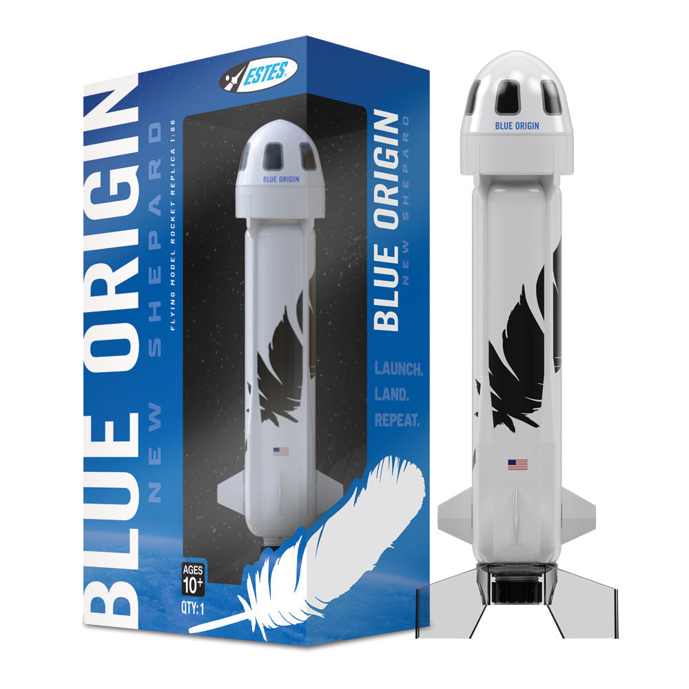 EST-2198 Estes Blue Origin New Shepard Beginner Model Rocket (18mm Standard Engine) [2198] Estes