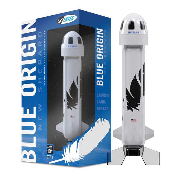 EST-2198 Estes Blue Origin New Shepard Beginner Model Rocket (18mm Standard Engine) [2198]