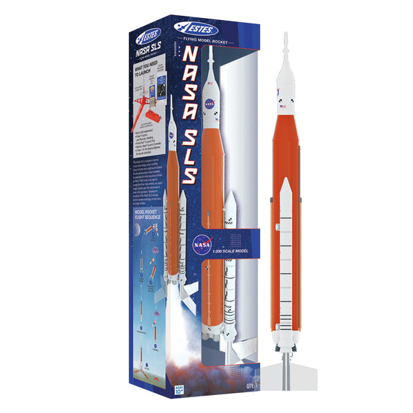 EST-2206 Estes 1/200 NASA SLS (2) Beginner Model Rocket Kit (18mm Standard Engine) [2206]