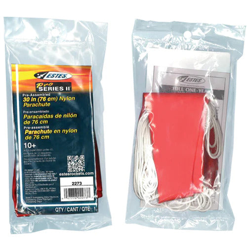 EST-2273 Estes 30" Nylon Parachute Model Rocket Accessory [2273] Estes