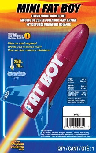 EST-2442 Estes Mini Fat Boy Intermediate Model Rocket Kit (13mm Mini Engine) Estes