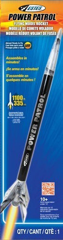 EST-2481 Estes Power Patrol (2) Beginner Model Rocket Kit (18mm Standard Engine) Estes