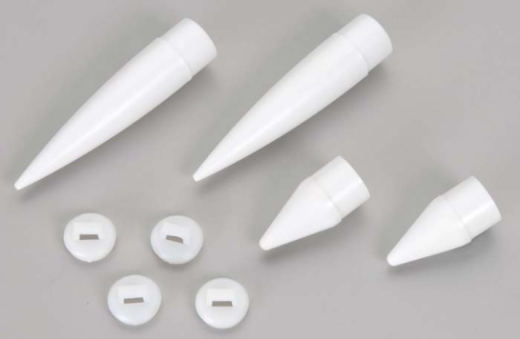 EST-3161 Estes NC-20 Nose Cone (4 pk) Model Rocket Accessory Estes