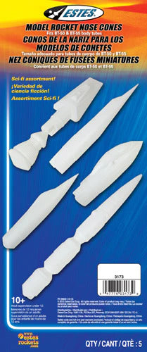 EST-3173 Estes Sci-Fi Nose Cone (5 pc) Model Rocket Accessory Estes