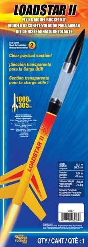EST-3227 Estes Loadstar II (2 stage) Advanced Model Rocket Kit (18mm Standard Engine) Estes