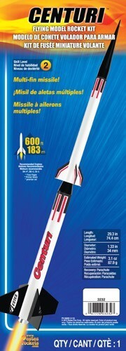 EST-3232 Estes Centuri Advanced Model Rocket Kit (18mm Standard Engine)