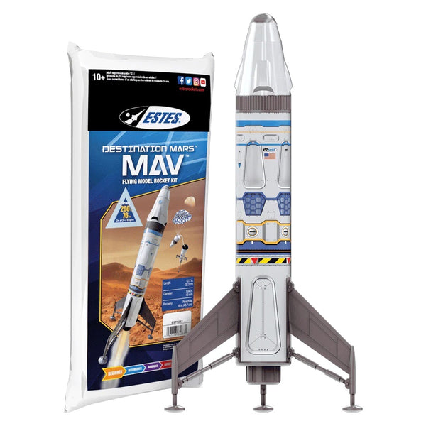 EST-7283 Estes Destination Mars MAV  Model Rocket Kit (18mm Standard Engine)