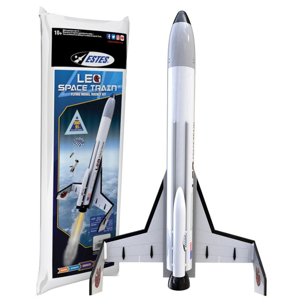 EST-7285 Estes Leo Space Train Advanced Model Rocket Kit (18mm Standard Engine) [7285]