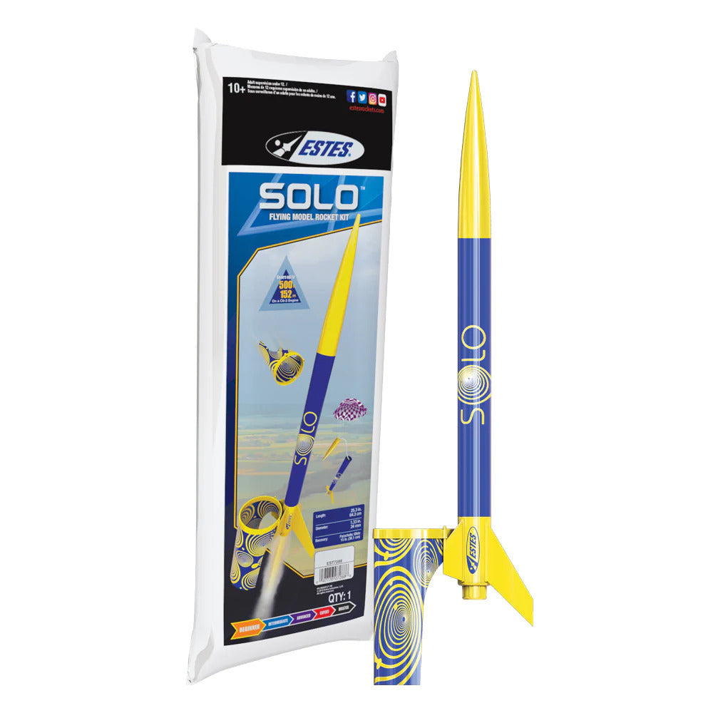 EST-7288 Estes Solo Beginner Model Rocket Kit (18mm Standard Engine) [7288] Estes