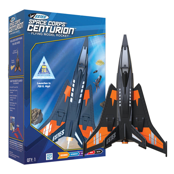 EST-7291 Estes Space Corps Centurion (2) (Rocket Only) Beginner Model Rocket Kit (18mm Standard Engine)