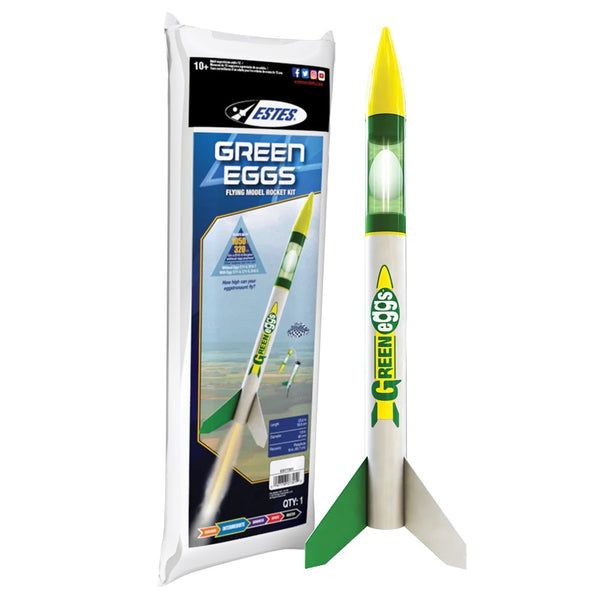 EST-7301 Estes Green Eggs Intermediate Model Rocket Kit (24mm Engine) [7301]