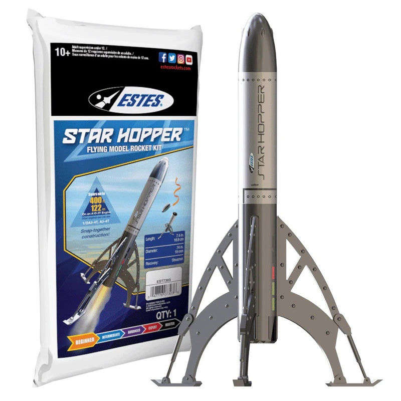 EST-7303 Estes Star Hopper Beginner Model Rocket Kit (13mm Mini Engine) [7303]