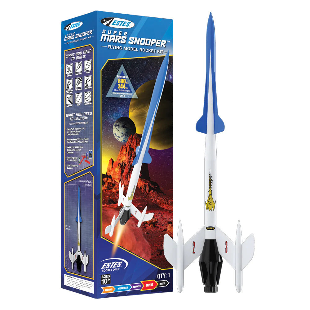 EST-7309 Estes The Super Mars Snooper (2) Expert Model Rocket Kit (24mm Engine) [7309] Estes